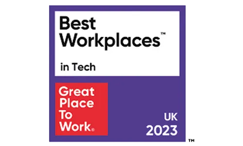 Certified Great place to work in Tech